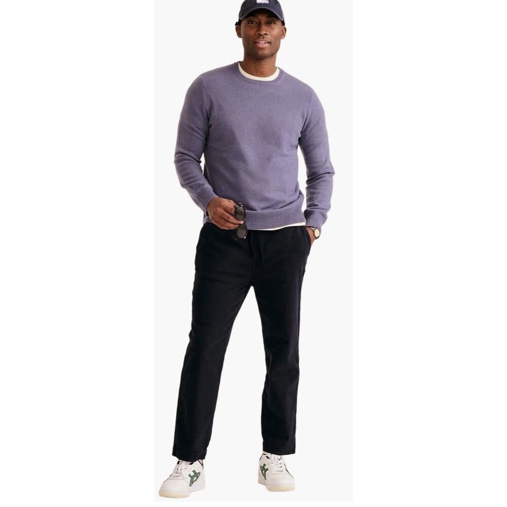 Naadam Mens 100% Cashmere Crewneck Sweater Size L